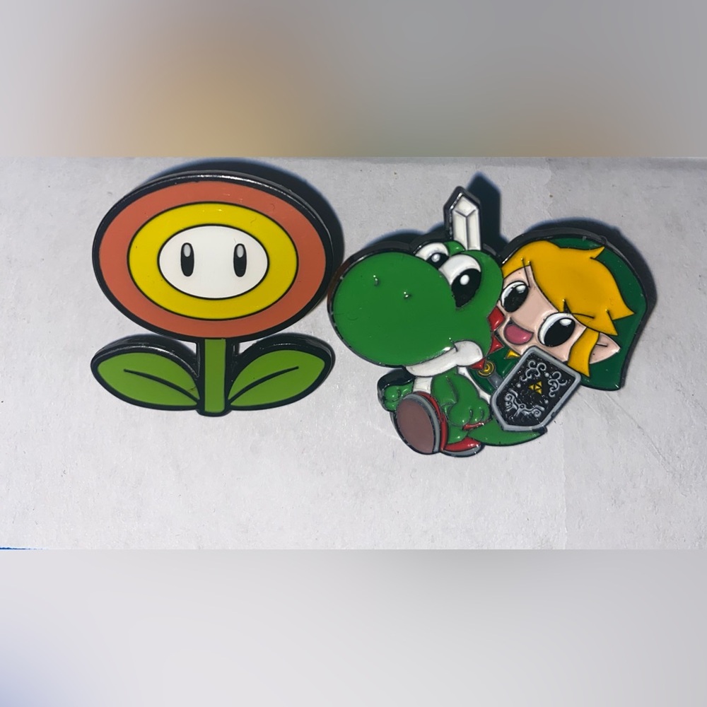 Character pins